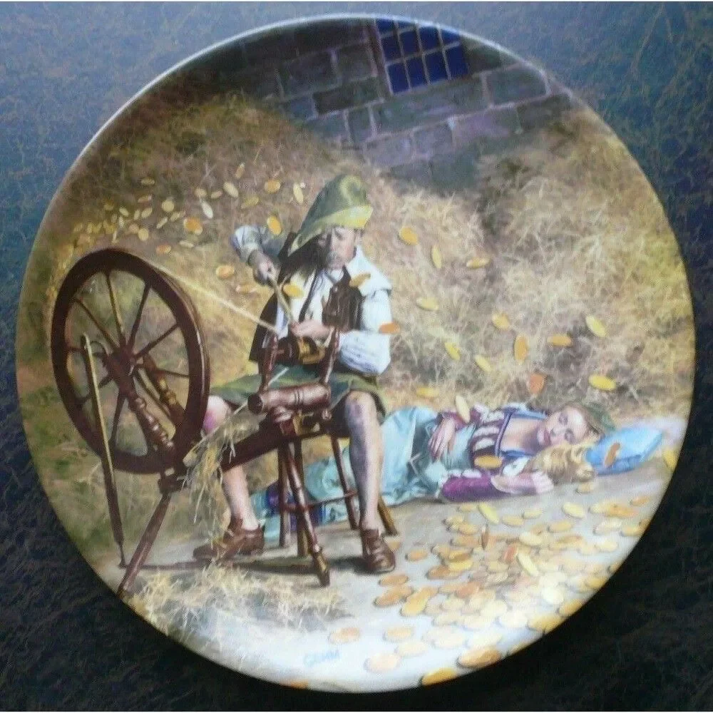 Rumpelstilzchen Porcelain Collector Plate #500B 1981 - Rumplestiltskin Plate